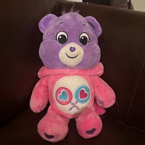 Purple and Pink Plush Bear Toy